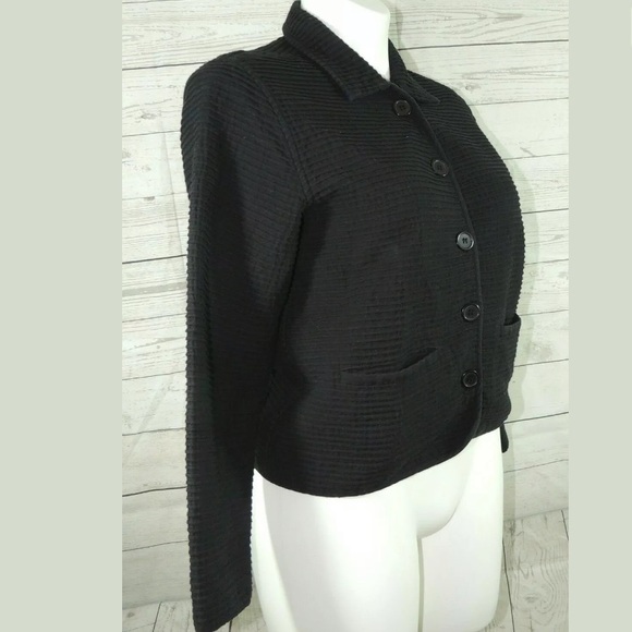 The Territory Ahead Stripe textured Artsy Jacket💕 - Picture 3 of 5